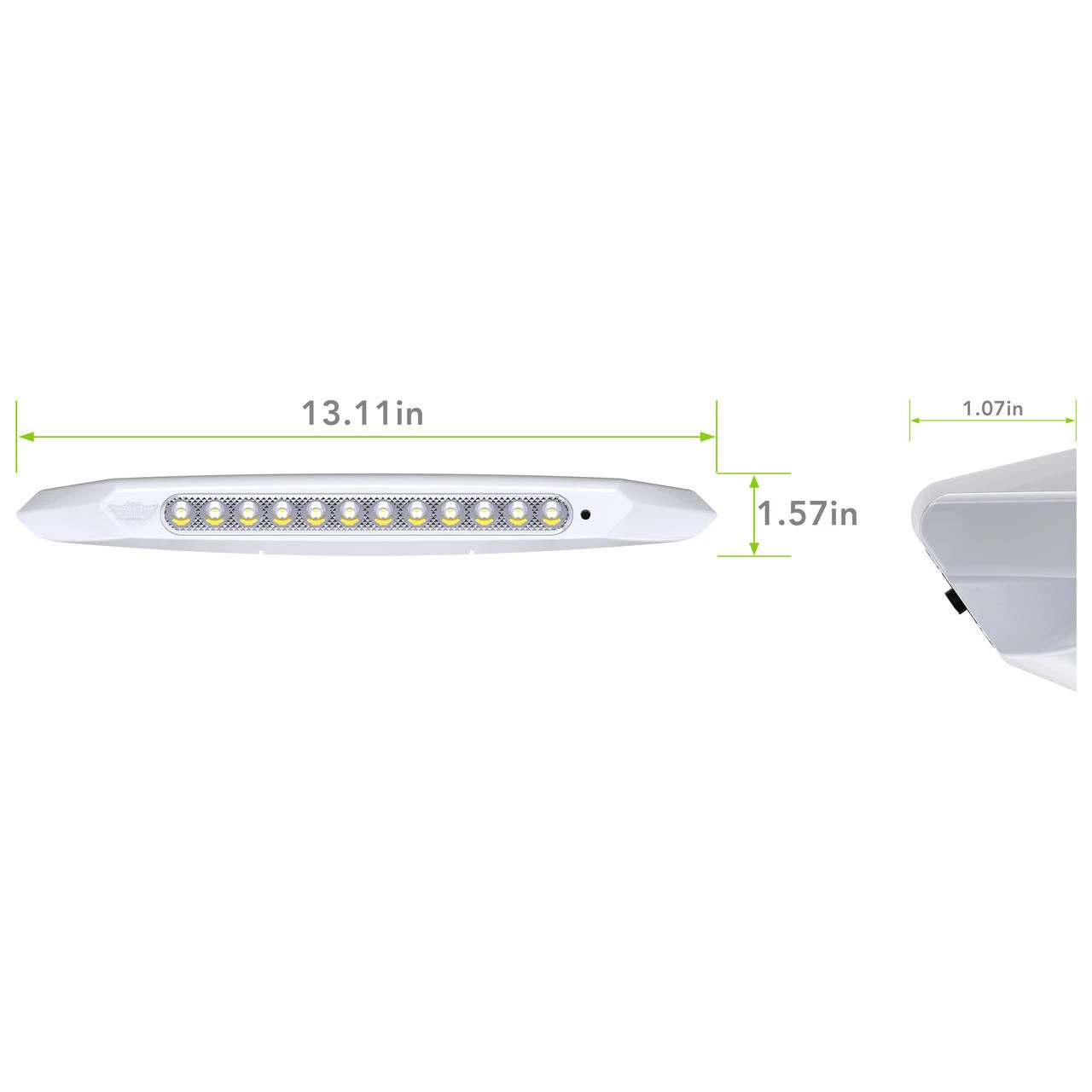 LED RV Exterior 13" Awning Porch Light With On/Off Switch 12 Volt 4 LED RV Exterior 13" Awning Porch Light With On/Off Switch 12 Volt - Image 3
