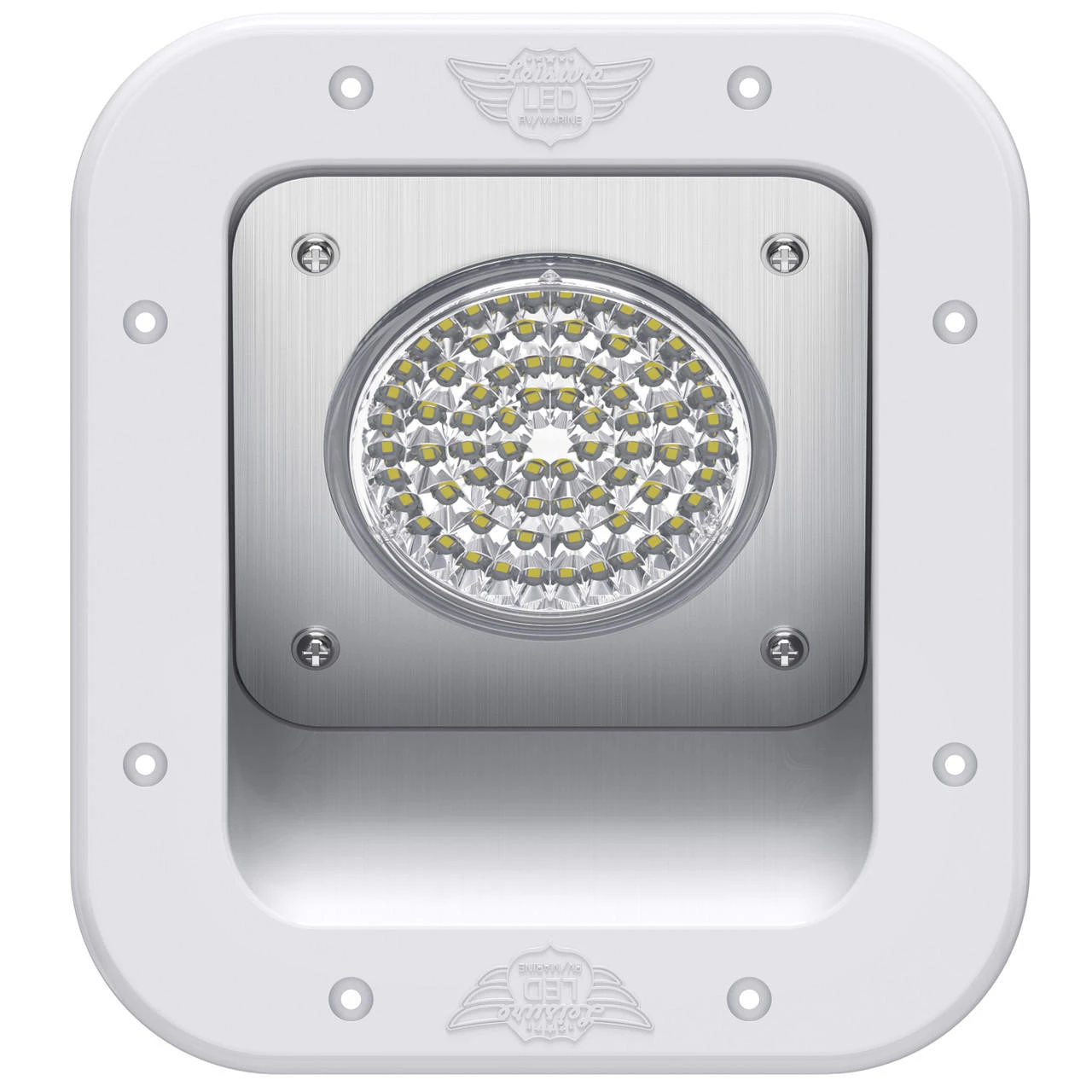 LED RV Exterior Porch Utility 12v 1100 Lumen Warrior Flood Lighting Fixture 8 LED RV Exterior Porch Utility 12v 1100 Lumen Warrior Flood Lighting Fixture - Image 6