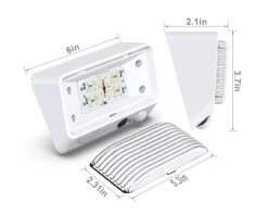 LED RV Exterior Porch Utility Light - 11-18v 300 Lumen Lighting Fixture With Motion Sensor 16 LED RV Exterior Porch Utility Light - 11-18v 300 Lumen Lighting Fixture With Motion Sensor -RV accessories leisure led led rv exterior porch utility light 11 18v 300 lumen lighting fixture with motion sensor 24869.1642091169