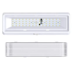 LED RV Exterior Porch Utility Light XL 12v 650 Lumen Lighting Fixture White Base -RV accessories leisure led led rv exterior porch utility light xl 12v 650 lumen lighting fixture white base 87128.1642095971