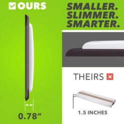 LED RV LED Ceiling Interior Light Fixture 1450 Lumen With Touch Dimmer Switch 12V 20 X 6" Natural White 4000-4500K With Bronze Trim -RV accessories leisure led led rv led ceiling interior light fixture 1450 lumen with touch dimmer switch 12v 20 x 6 natural white 4000 4500k with bronze trim 67034.1642093898