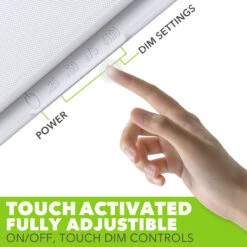 LED RV LED Ceiling Interior Light Fixture 1450 Lumen With Touch Dimmer Switch 12V 20 X 6" Natural White 4000-4500K With White Trim 16 LED RV LED Ceiling Interior Light Fixture 1450 Lumen With Touch Dimmer Switch 12V 20 X 6" Natural White 4000-4500K With White Trim -RV accessories leisure led led rv led ceiling interior light fixture 1450 lumen with touch dimmer switch 12v 20 x 6 natural white 4000 4500k with white trim 78450.1642095459