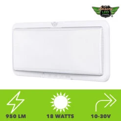 RV LED Ceiling Interior Light Fixture 950 Lumen With Touch Dimmer Switch 12V 14 X 5.5" Natural White 4000-4500K With White Trim 15 RV LED Ceiling Interior Light Fixture 950 Lumen With Touch Dimmer Switch 12V 14 X 5.5" Natural White 4000-4500K With White Trim -RV accessories leisure led led rv led ceiling interior light fixture 950 lumen with touch dimmer switch 12v 14 x 5.5 natural white 4000 4500k with white trim 27638.1642091257