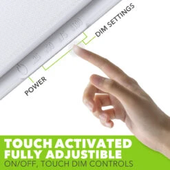 RV LED Ceiling Interior Light Fixture 950 Lumen With Touch Dimmer Switch 12V 14 X 5.5" Natural White 4000-4500K With White Trim 13 RV LED Ceiling Interior Light Fixture 950 Lumen With Touch Dimmer Switch 12V 14 X 5.5" Natural White 4000-4500K With White Trim -RV accessories leisure led led rv led ceiling interior light fixture 950 lumen with touch dimmer switch 12v 14 x 5.5 natural white 4000 4500k with white trim 35063.1642091142