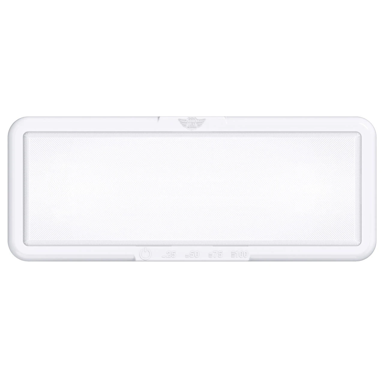RV LED Ceiling Interior Light Fixture 950 Lumen With Touch Dimmer Switch 12V 14 X 5.5" Natural White 4000-4500K With White Trim 4 RV LED Ceiling Interior Light Fixture 950 Lumen With Touch Dimmer Switch 12V 14 X 5.5" Natural White 4000-4500K With White Trim - Image 2