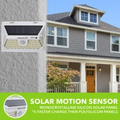 LED Wall Solar Light Outdoor 46 Security Lighting Nightlight With Motion Sensor Detector -RV accessories leisure led led wall solar light outdoor 46 security lighting nightlight with motion sensor detector 83998.1642097147