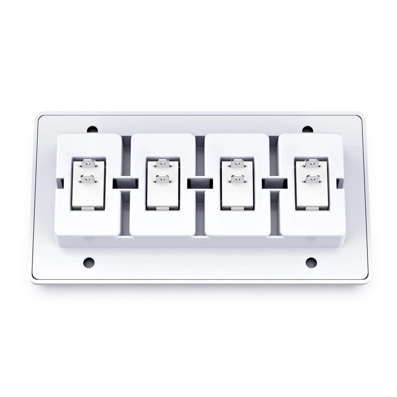 Leisure LED Modern Quadruple SPST On-Off Switch With Bezel, 12-Volt, For RV, Trailer, Camper, With Label Sticker 9 Leisure LED Modern Quadruple SPST On-Off Switch With Bezel, 12-Volt, For RV, Trailer, Camper, With Label Sticker - Image 7