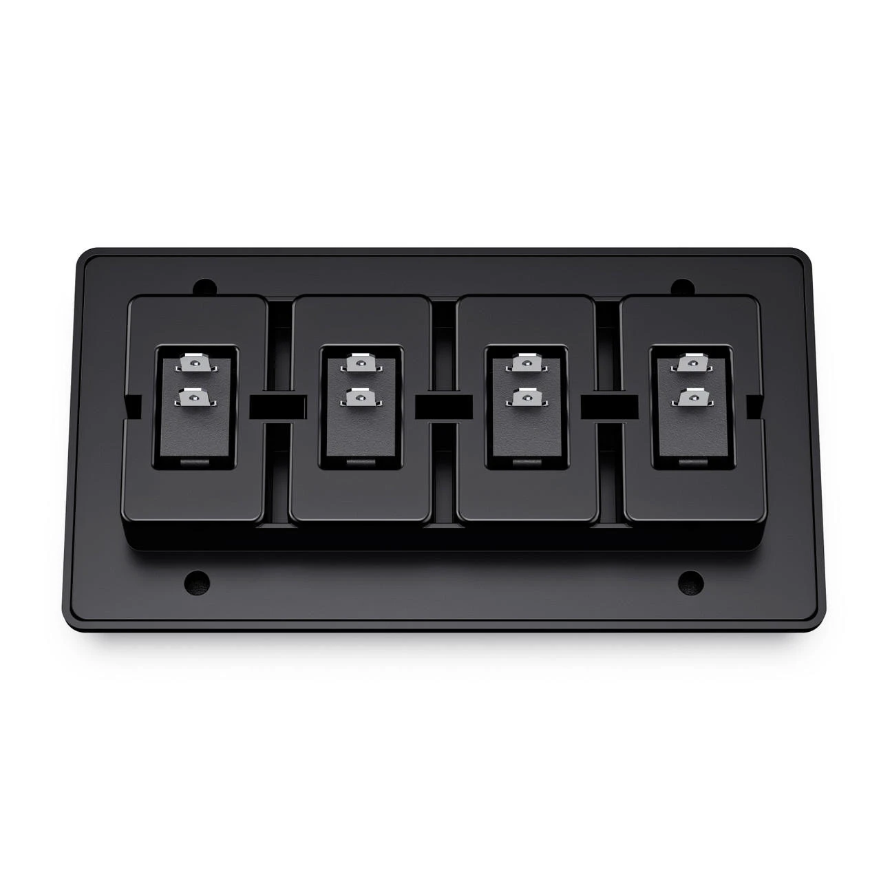 Leisure LED Modern Quadruple SPST On-Off Switch With Bezel, 12-Volt, For RV, Trailer, Camper, With Label Sticker 8 Leisure LED Modern Quadruple SPST On-Off Switch With Bezel, 12-Volt, For RV, Trailer, Camper, With Label Sticker - Image 6