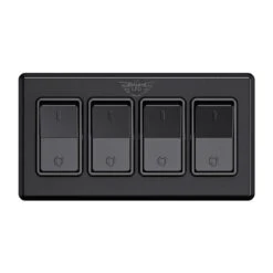 Leisure LED Modern Quadruple SPST On-Off Switch With Bezel, 12-Volt, For RV, Trailer, Camper, With Label Sticker 19 Leisure LED Modern Quadruple SPST On-Off Switch With Bezel, 12-Volt, For RV, Trailer, Camper, With Label Sticker -RV accessories leisure led modern quadruple spst on off switch with bezel 12 volt for rv trailer camper with label sticker 98415.1687501625