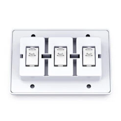 Leisure LED Modern Triple SPST On-Off Switch With Bezel, 12-Volt, For RV, Trailer, Camper, With Label Sticker -RV accessories leisure led modern triple spst on off switch with bezel 12 volt for rv trailer camper with label sticker 14828.1687501610