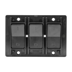 Leisure LED Modern Triple SPST On-Off Switch With Bezel, 12-Volt, For RV, Trailer, Camper, With Label Sticker -RV accessories leisure led modern triple spst on off switch with bezel 12 volt for rv trailer camper with label sticker 16941.1687456026