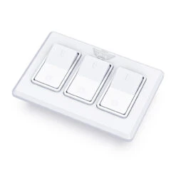 Leisure LED Modern Triple SPST On-Off Switch With Bezel, 12-Volt, For RV, Trailer, Camper, With Label Sticker -RV accessories leisure led modern triple spst on off switch with bezel 12 volt for rv trailer camper with label sticker 54569.1687456026