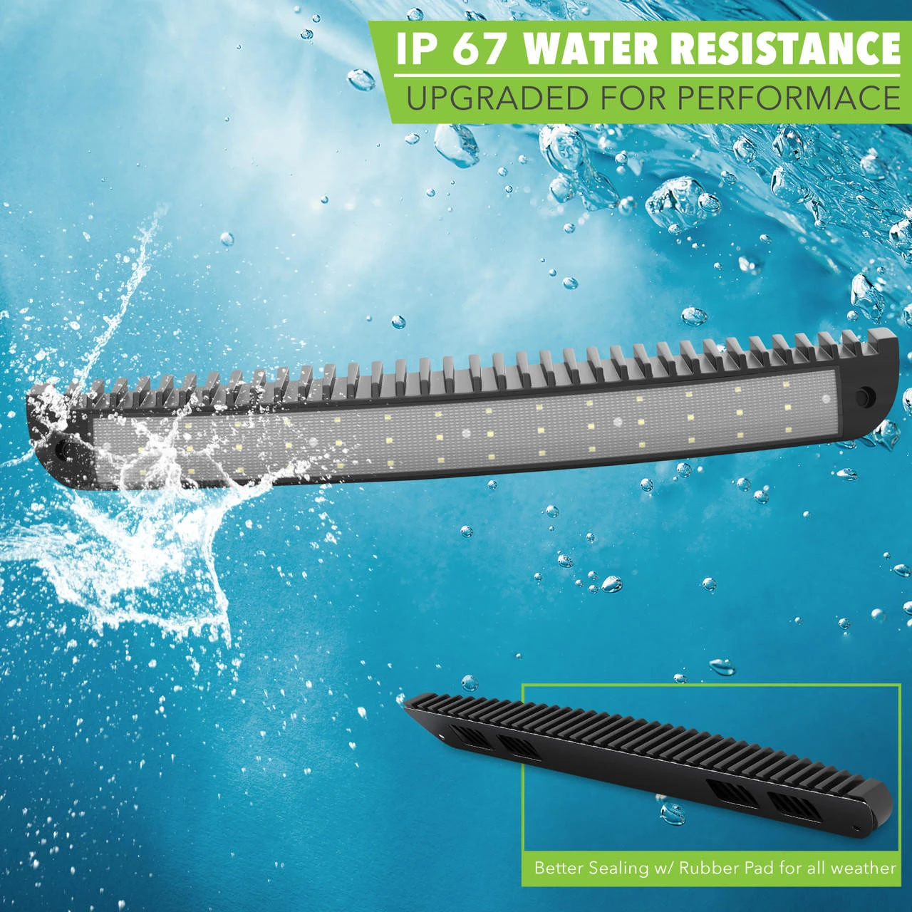 Leisure LED RV Curved Exterior Aluminum Porch Utility Light - 12v 3500 Lumen Curved Lighting Fixture. Replacement Lighting For RVs, Trailers, Campers, 5th Wheels 9 Leisure LED RV Curved Exterior Aluminum Porch Utility Light - 12v 3500 Lumen Curved Lighting Fixture. Replacement Lighting For RVs, Trailers, Campers, 5th Wheels - Image 7