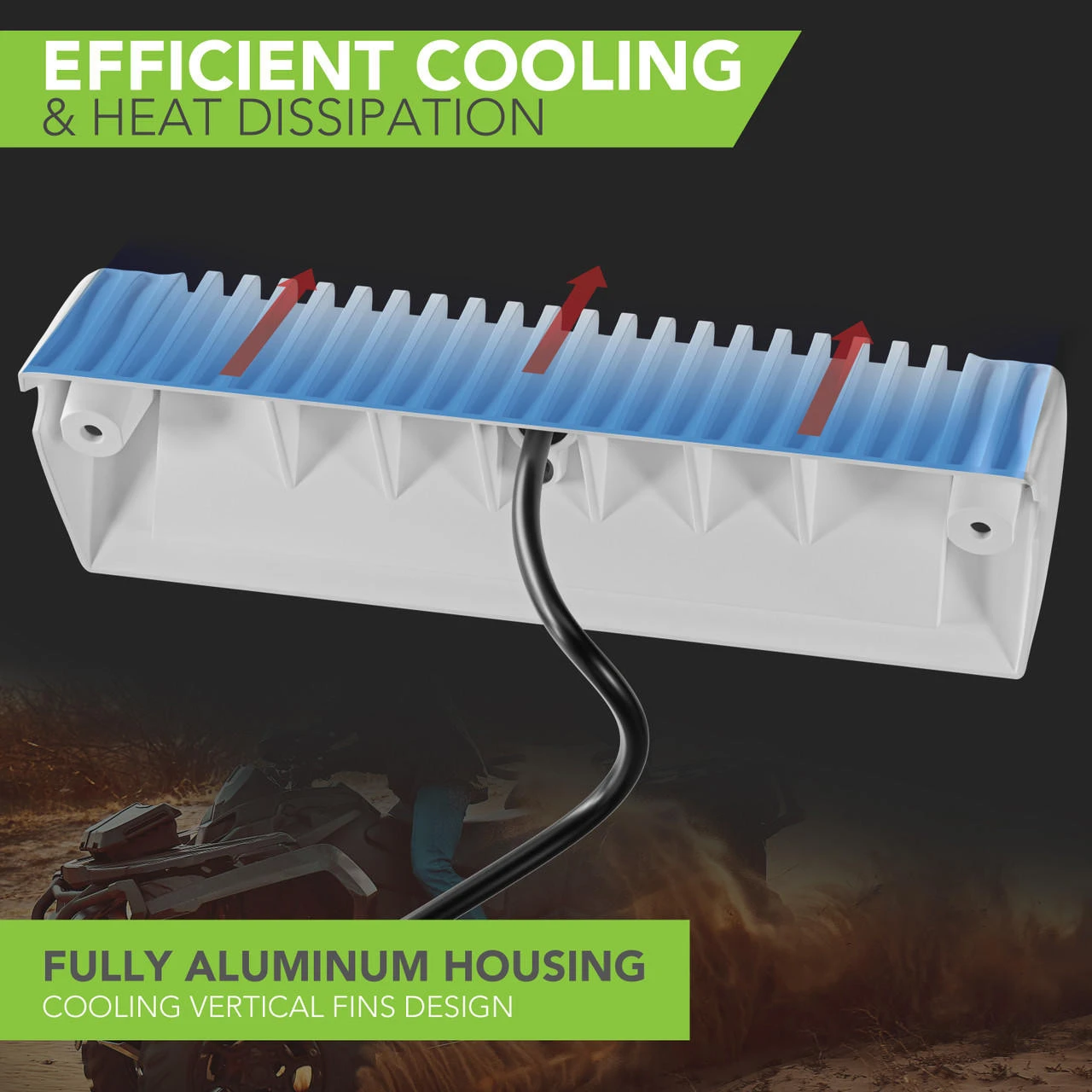 Leisure LED RV Exterior Porch Utility Light - 12v 1450 Lumen 9" Lighting Fixture. Replacement Lighting For RVs, Trailers, Campers, 5th Wheels 8 Leisure LED RV Exterior Porch Utility Light - 12v 1450 Lumen 9" Lighting Fixture. Replacement Lighting For RVs, Trailers, Campers, 5th Wheels - Image 6