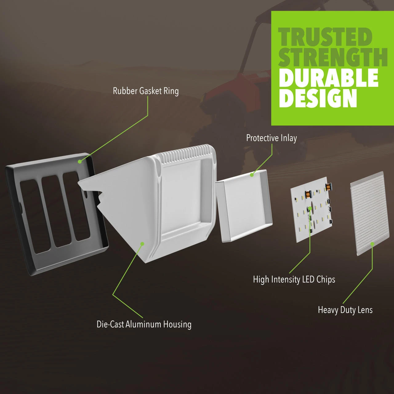 Leisure LED RV Exterior Porch Utility Light - 12v 1450 Lumen 9" Lighting Fixture. Replacement Lighting For RVs, Trailers, Campers, 5th Wheels 6 Leisure LED RV Exterior Porch Utility Light - 12v 1450 Lumen 9" Lighting Fixture. Replacement Lighting For RVs, Trailers, Campers, 5th Wheels - Image 4