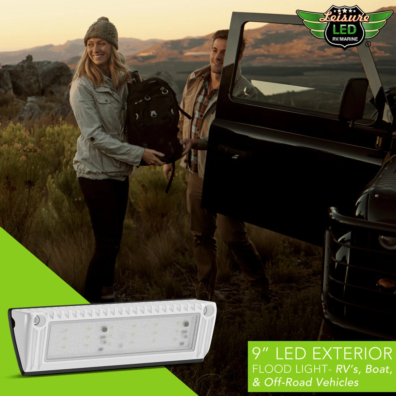 Leisure LED RV Exterior Porch Utility Light - 12v 1450 Lumen 9" Lighting Fixture. Replacement Lighting For RVs, Trailers, Campers, 5th Wheels 12 Leisure LED RV Exterior Porch Utility Light - 12v 1450 Lumen 9" Lighting Fixture. Replacement Lighting For RVs, Trailers, Campers, 5th Wheels - Image 10