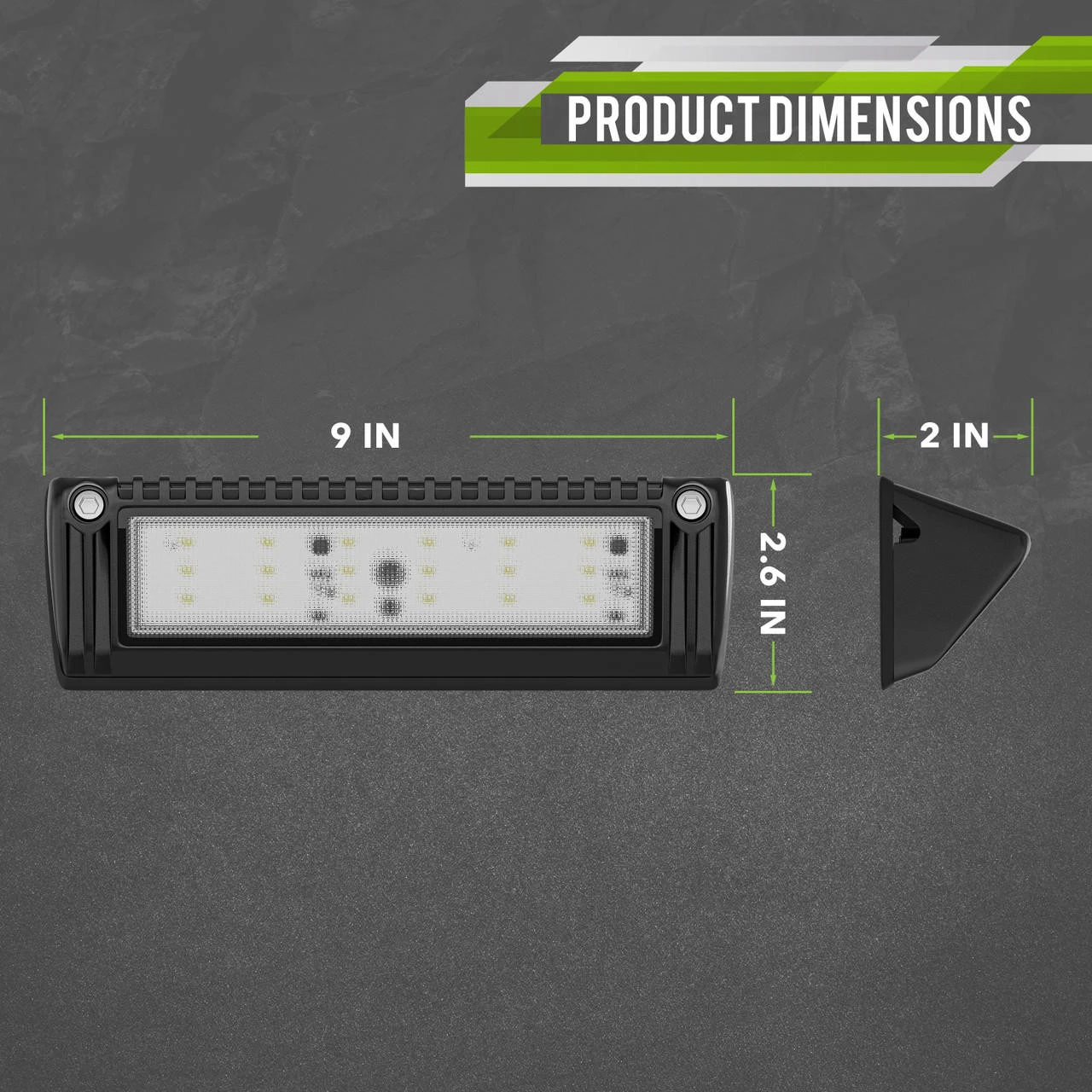 Leisure LED RV Exterior Porch Utility Light - 12v 1450 Lumen 9" Lighting Fixture. Replacement Lighting For RVs, Trailers, Campers, 5th Wheels 4 Leisure LED RV Exterior Porch Utility Light - 12v 1450 Lumen 9" Lighting Fixture. Replacement Lighting For RVs, Trailers, Campers, 5th Wheels - Image 2