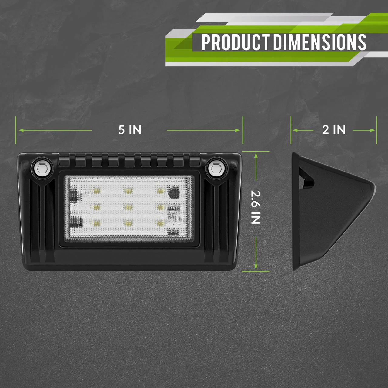 Leisure LED RV Exterior Porch Utility Light - 12v 720 Lumen 5" Lighting Fixture. Replacement Lighting For RVs, Trailers, Campers, 5th Wheels 4 Leisure LED RV Exterior Porch Utility Light - 12v 720 Lumen 5" Lighting Fixture. Replacement Lighting For RVs, Trailers, Campers, 5th Wheels - Image 2
