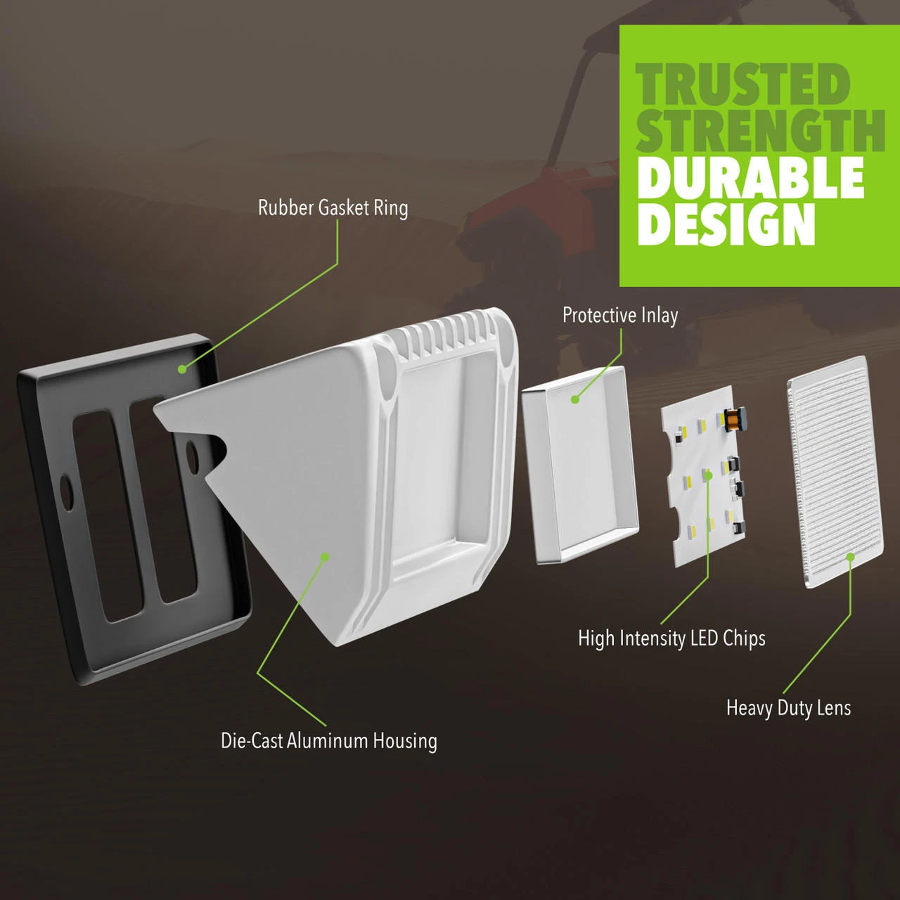 Leisure LED RV Exterior Porch Utility Light - 12v 720 Lumen 5" Lighting Fixture. Replacement Lighting For RVs, Trailers, Campers, 5th Wheels 6 Leisure LED RV Exterior Porch Utility Light - 12v 720 Lumen 5" Lighting Fixture. Replacement Lighting For RVs, Trailers, Campers, 5th Wheels - Image 4