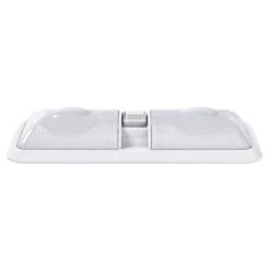 Leisure LED RV LED Ceiling Double Dome Interior Light Fixture With ON/Off Switch Frosted Lens Natural White 4000-4500K 48-2835SMD -RV accessories leisure led rv led ceiling double dome interior light fixture with onoff switch frosted lens natural white 4000 4500k 48 2835smd 46573.1672364371