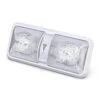RV LED Ceiling Double Dome Light Fixture With Dimmer Switch Interior Lighting For Car/RV/Trailer/Camper/Boat DC 12V 550 Lumens Natural White 4000-4500K 2 RV LED Ceiling Double Dome Light Fixture With Dimmer Switch Interior Lighting For Car/RV/Trailer/Camper/Boat DC 12V 550 Lumens Natural White 4000-4500K -RV accessories leisure led rv led ceiling double dome light fixture with dimmer switch interior lighting for carrvtrailercamperboat dc 12v 550 lumens natural white 4000 4500k 21303.1671586017