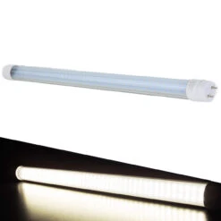 Leisure LED RV LED Light Bulb LED T8 18" Florescent Tube Replacement, 600 Lumen Warm White 3500K -RV accessories leisure led rv led light bulb led t8 18 florescent tube replacement 600 lumen warm white 3500k 70810.1642093328