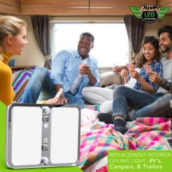 Leisure LED Single LED Acrylic Fixture Dimmable Multi-Color Light With Soft Blue Night Light -RV accessories leisure led single led acrylic fixture dimmable multi color light with soft blue night light 06269.1699007666