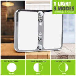 Leisure LED Single LED Acrylic Fixture Dimmable Multi-Color Light With Soft Blue Night Light -RV accessories leisure led single led acrylic fixture dimmable multi color light with soft blue night light 38782.1699007670