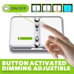 Leisure LED Single LED Acrylic Fixture Dimmable Multi-Color Light With Soft Blue Night Light -RV accessories leisure led single led acrylic fixture dimmable multi color light with soft blue night light 74930.1699007665